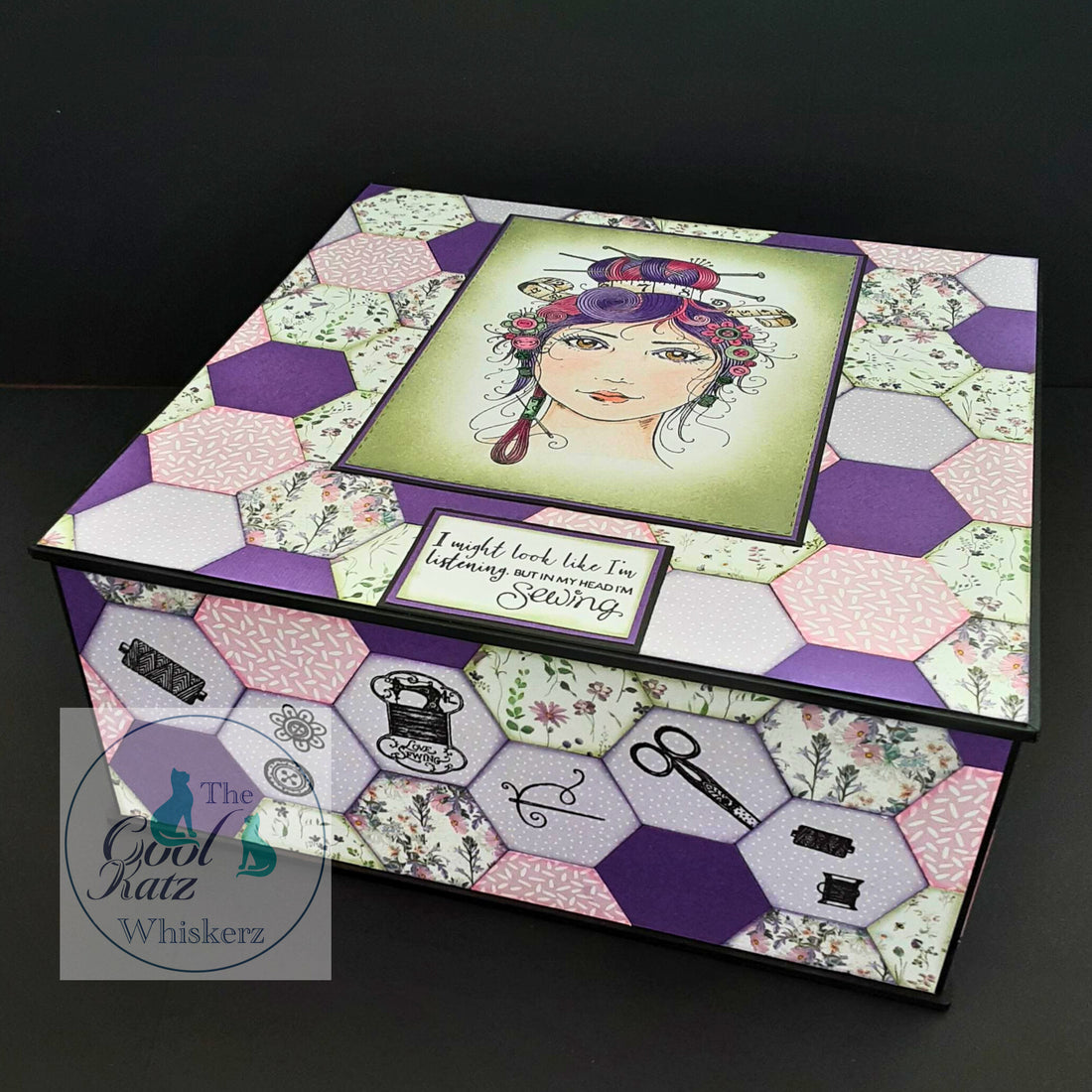Lynne's Sewing Theme Memory Box