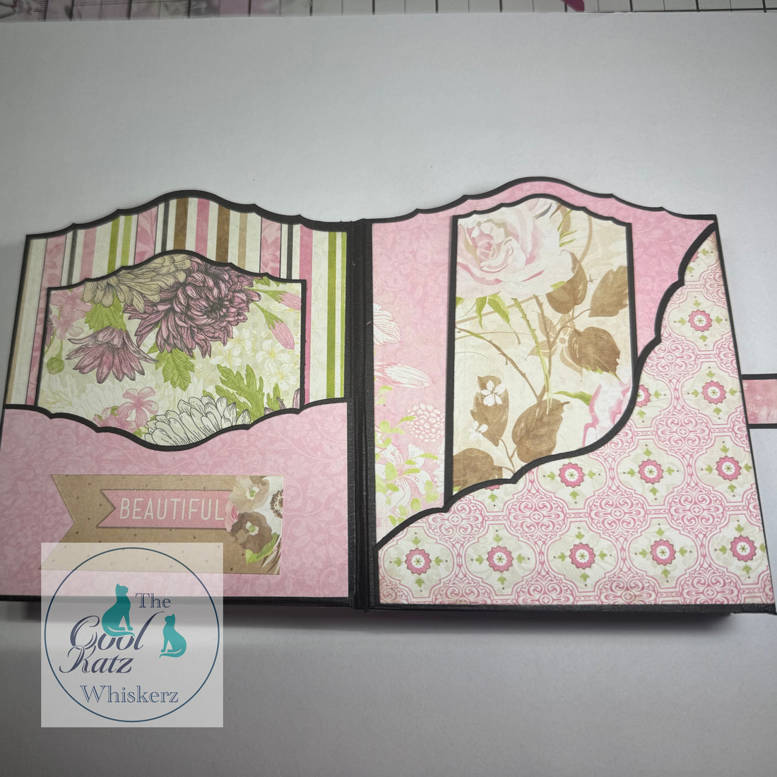 Michaela's Bat concertina book