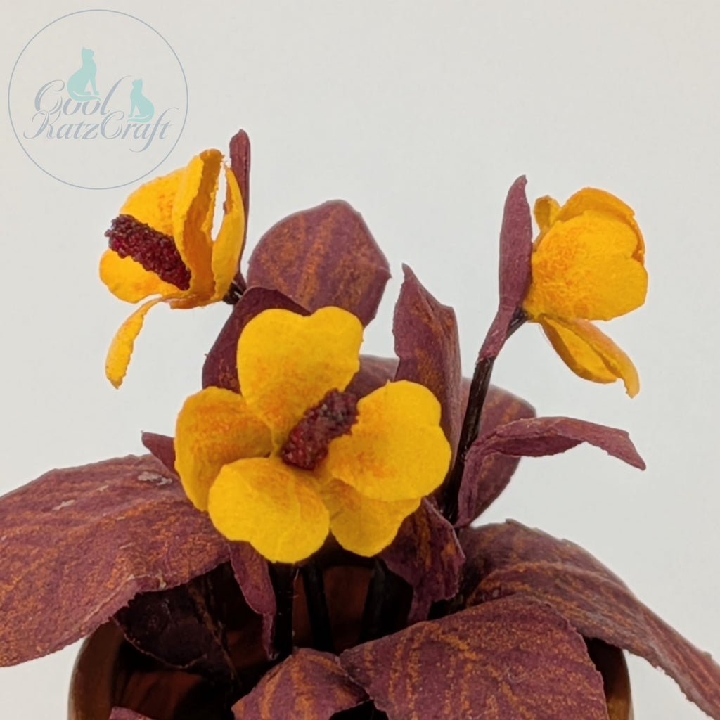 Miniature Flower Petal Cluster Die Set for 12th & 24th scale