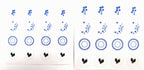 Decal Stickers to fit the Miniature Plates Dies