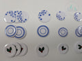 Decal Stickers to fit the Miniature Plates Dies