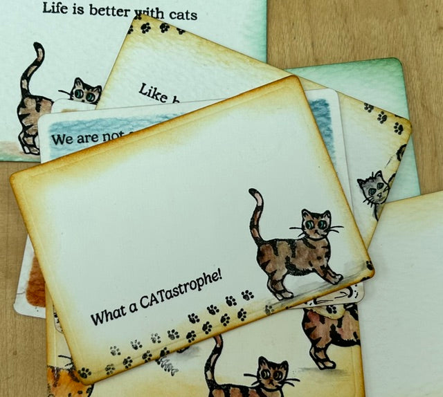 ATC spells CAT stamp