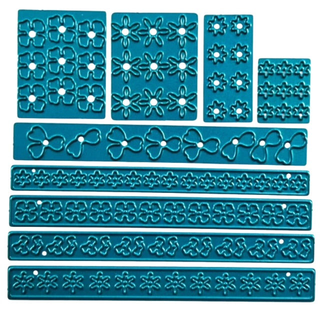 Miniature Flower Petal Cluster Die Set for 12th & 24th scale