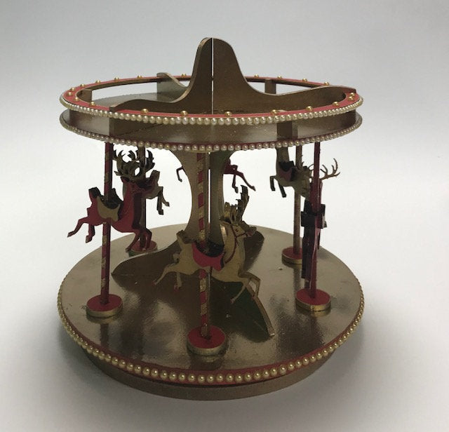 Mini Reindeer Carousel
