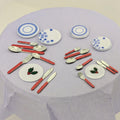 Miniature Plate & Cutlery Set for 12th & 24th scales