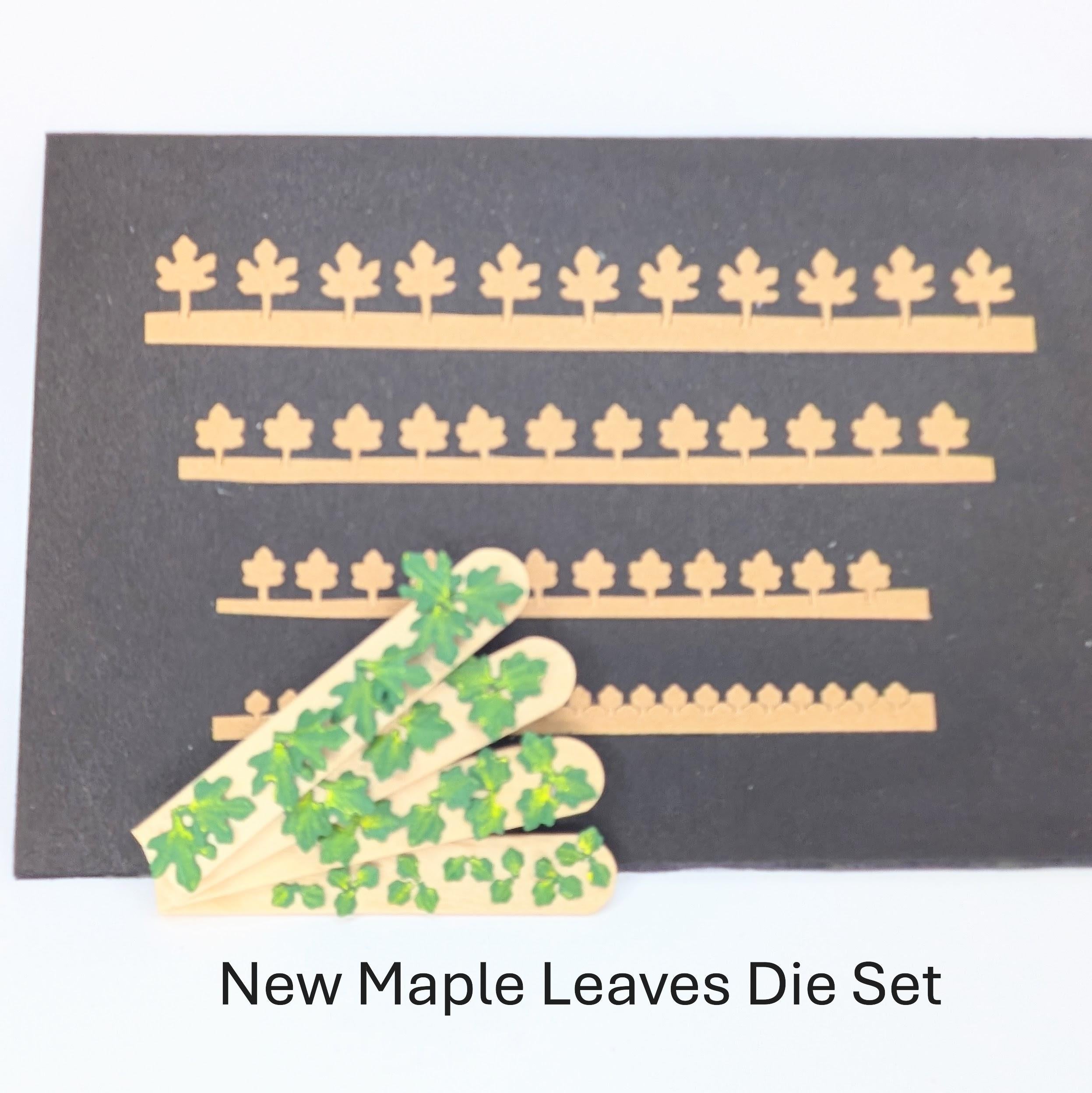 1/12 & 1/24 scale maple leaf die set