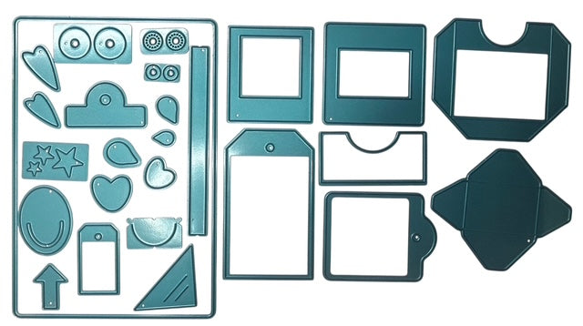 Pocket book filler die set