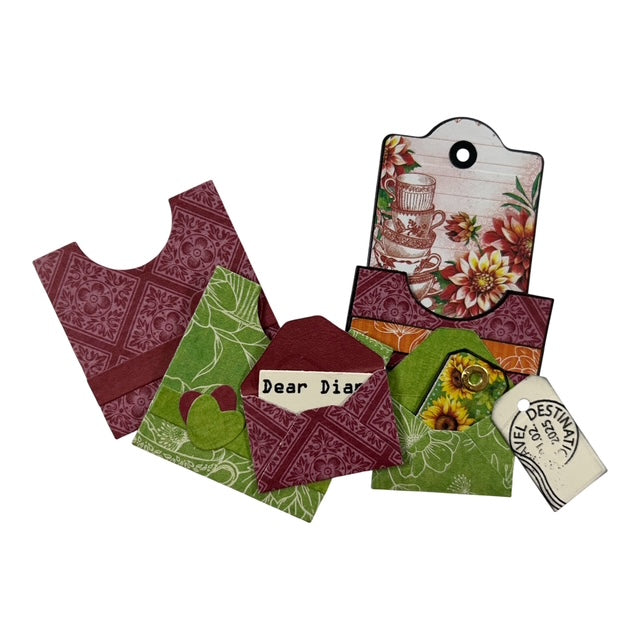 Pocket book filler die set