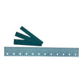 Binding ruler and folio strip die set