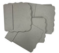 Victorian whisker greyboard covers, set of 3