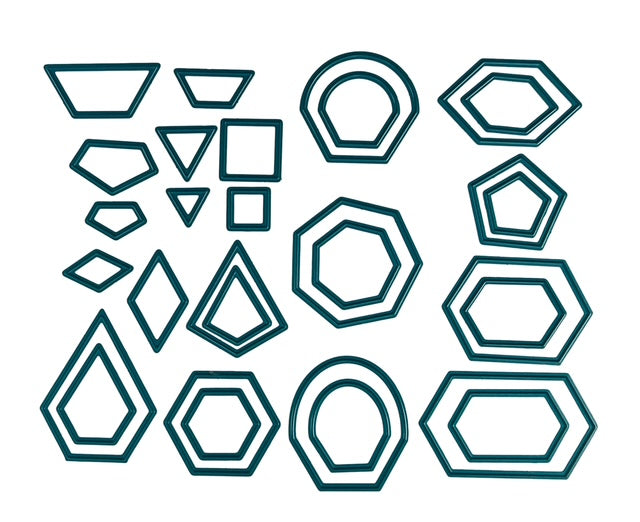 Paper piecing die set