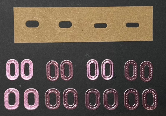 Small oval slot die set