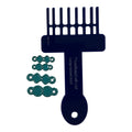 Large tassel tool with thread cap die set