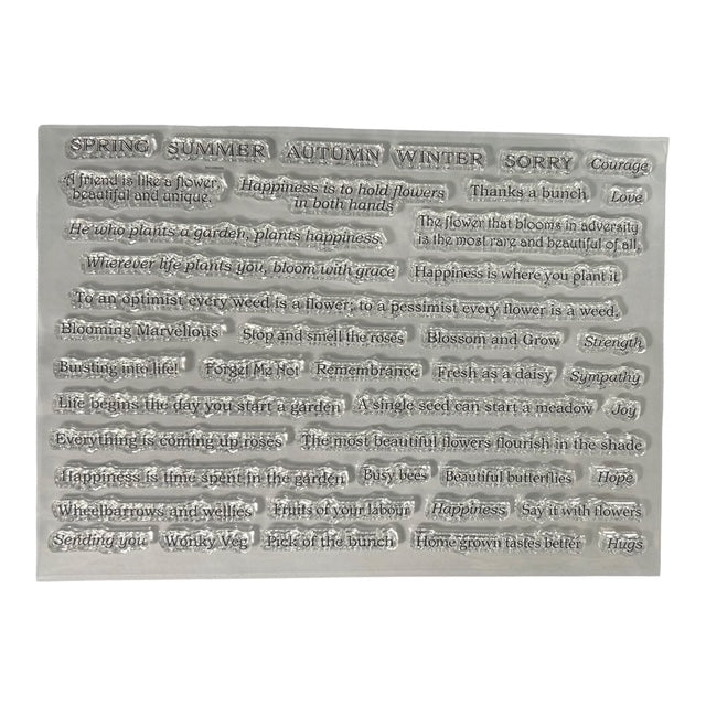 Floriography Stamp Set