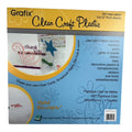 Grafix 12" x 12"  .007 clear craft plastic  pack of 4 sheets