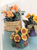 Basket and Summer Flower Miniature Day Class 14th July 10am -4pm