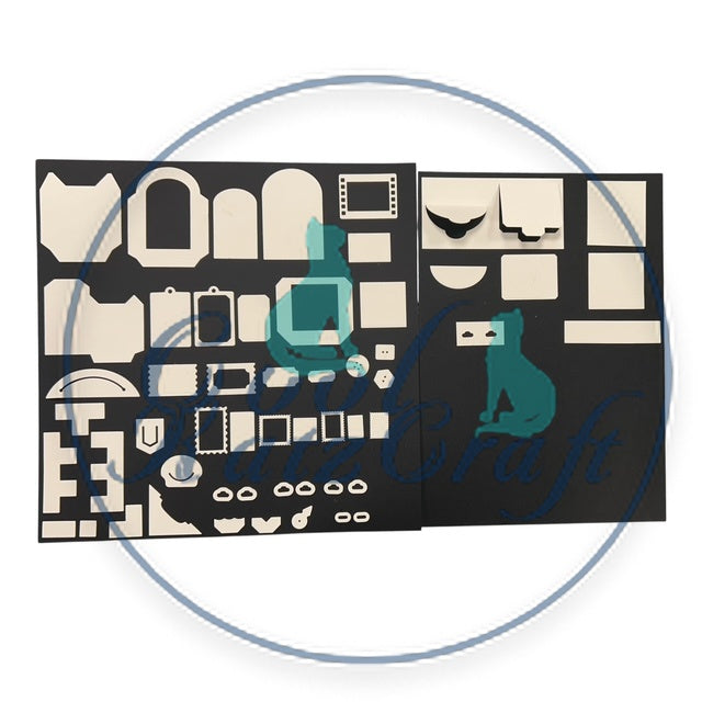 Pocket book filler die set 2