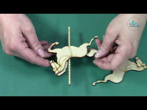 CoolKatz Large Reindeer carousel