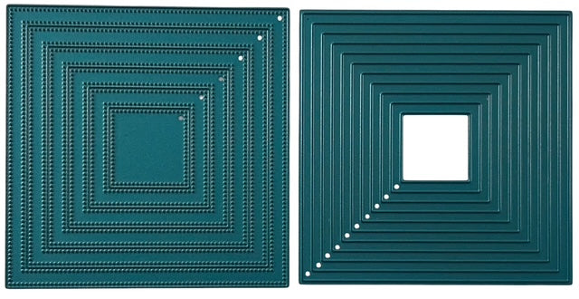 Square pierced matting frames