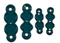 Thread cap die set