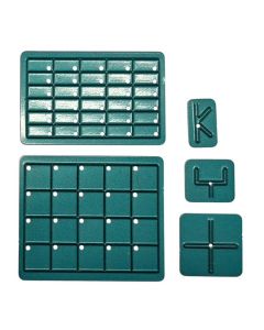 1/24 scale floor tile and tile spacer die set